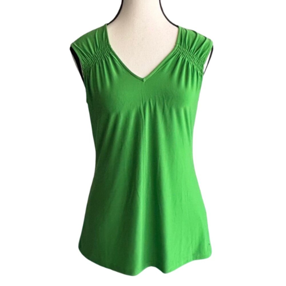 TOMMY HILFIGER BRIGHT GREEN TOP, SZ. M